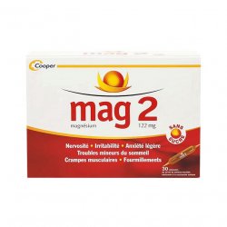 Маг 2, Mag 2, Магний 122мг ампулы для питья б/сахара №30 в Самаре и области фото